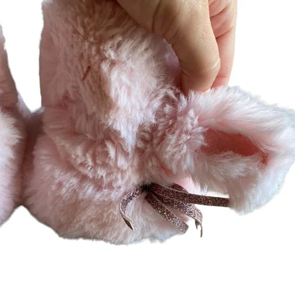 Hanna Andersson Pink Unicorn Slippers Size 9-10 - Picture 7 of 11